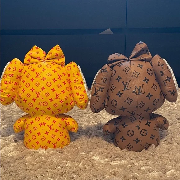 LV Monogram Plush in Yellow available only PRICE PER ITEM - Picture 4 of 5